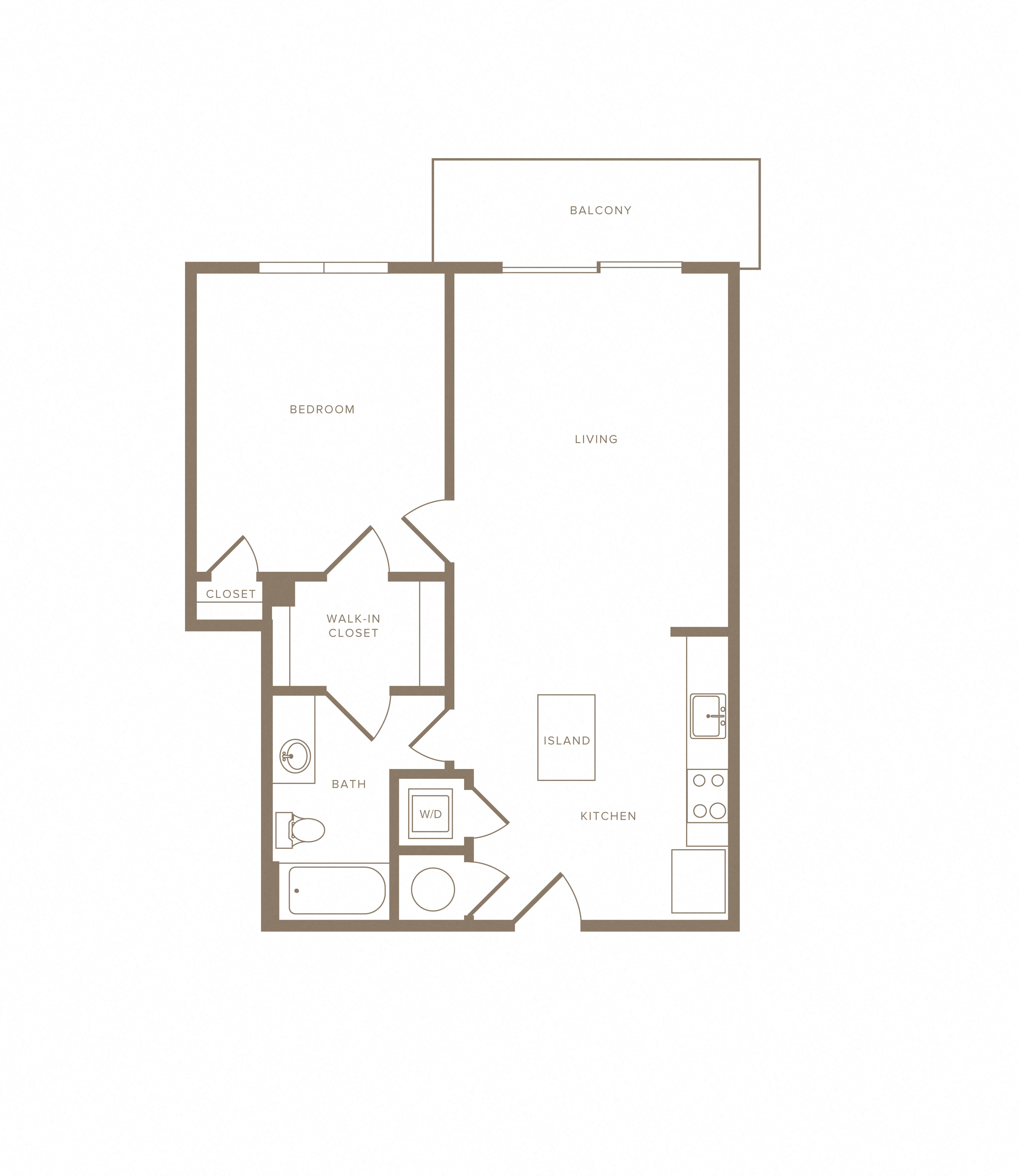 1 Bed/1 Bath-A07