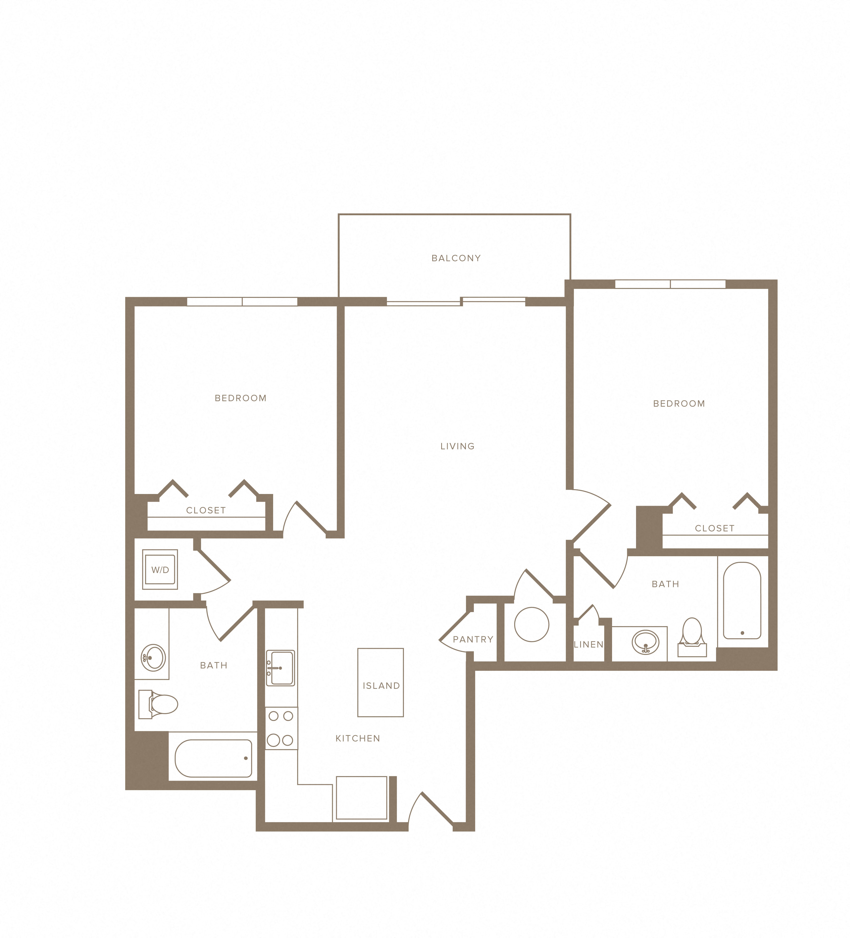 2 Bed/2 Bath-B10
