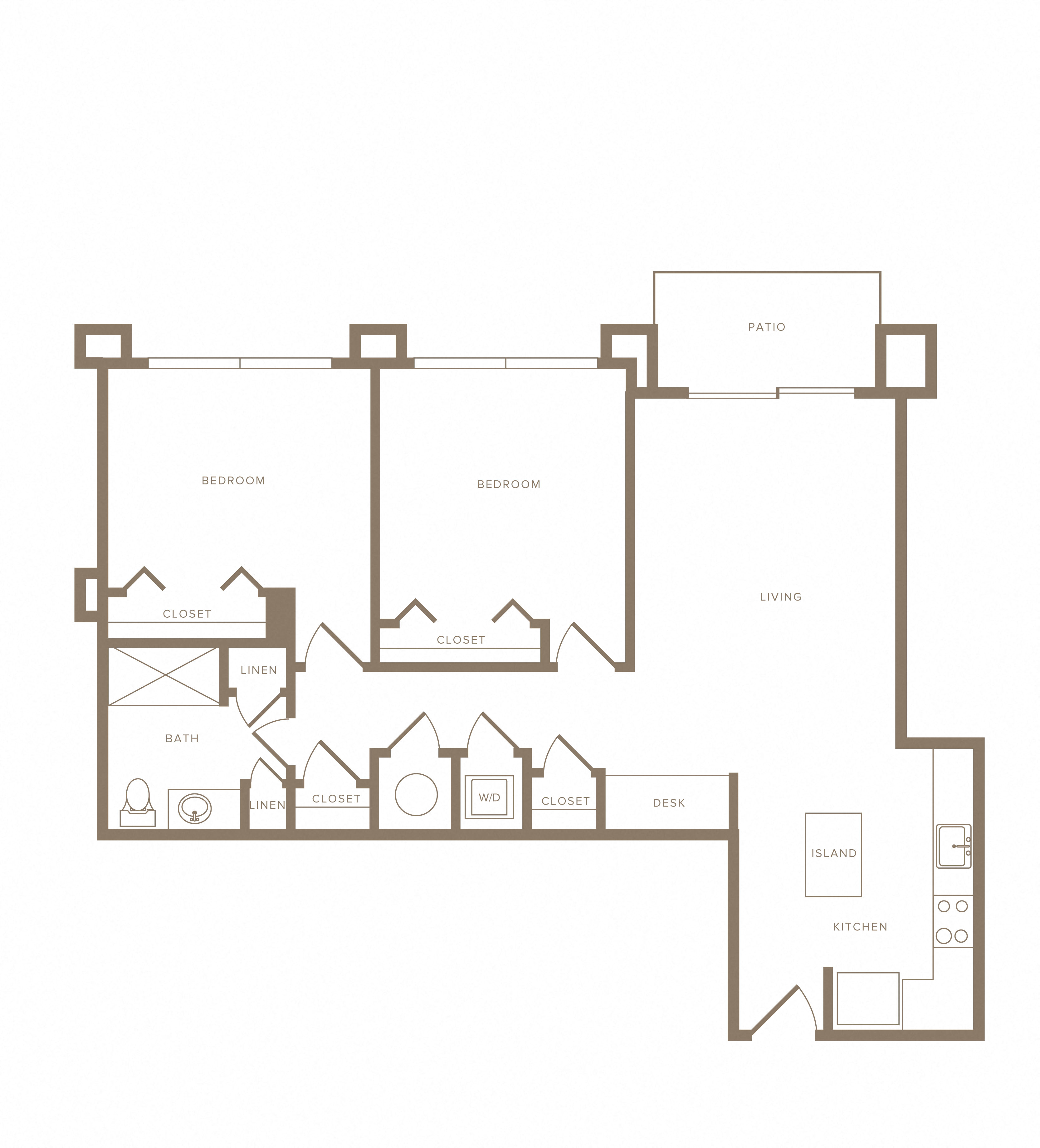 2 Bed/2 Bath-B11