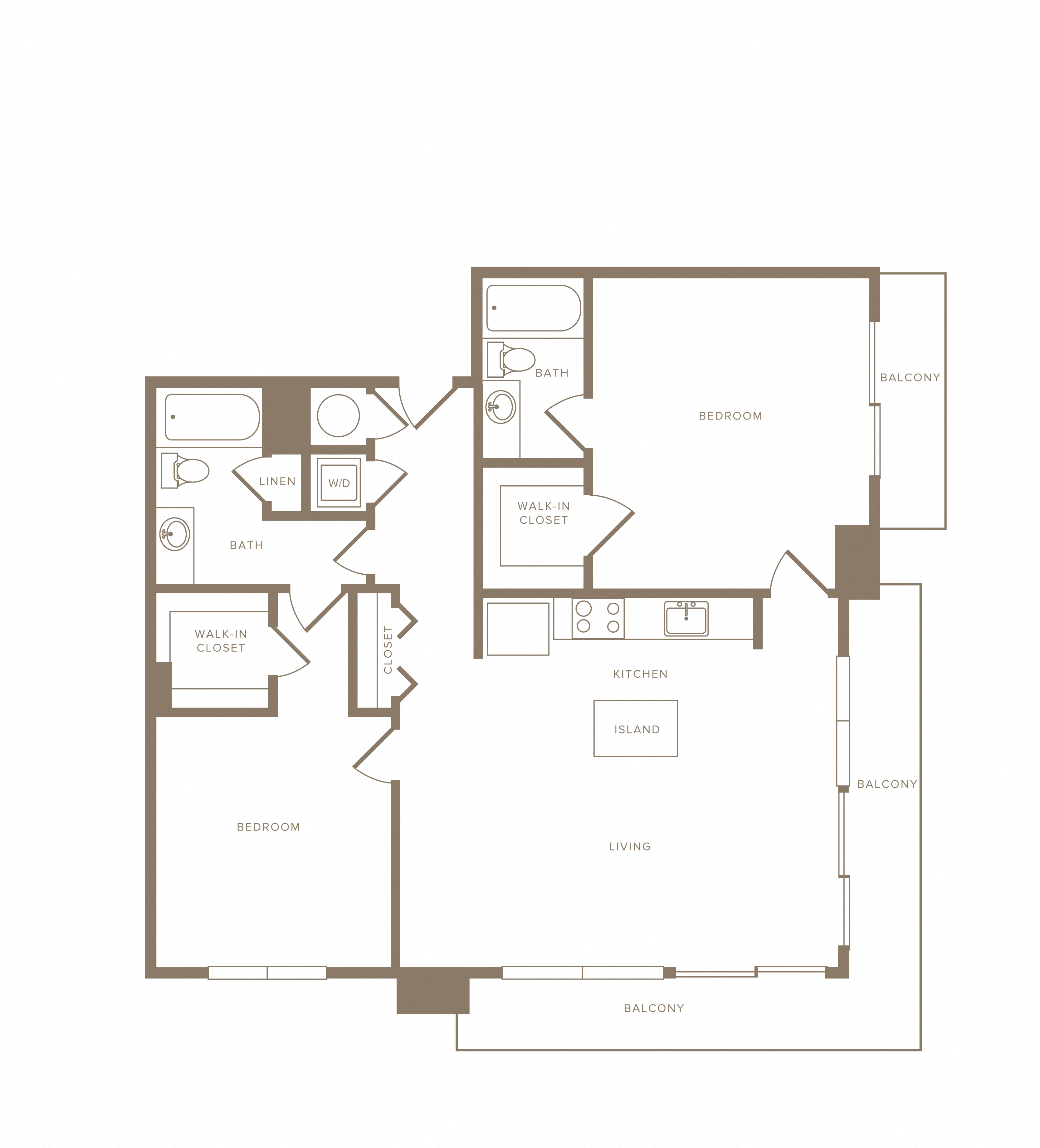 2 Bed/2 Bath-B13