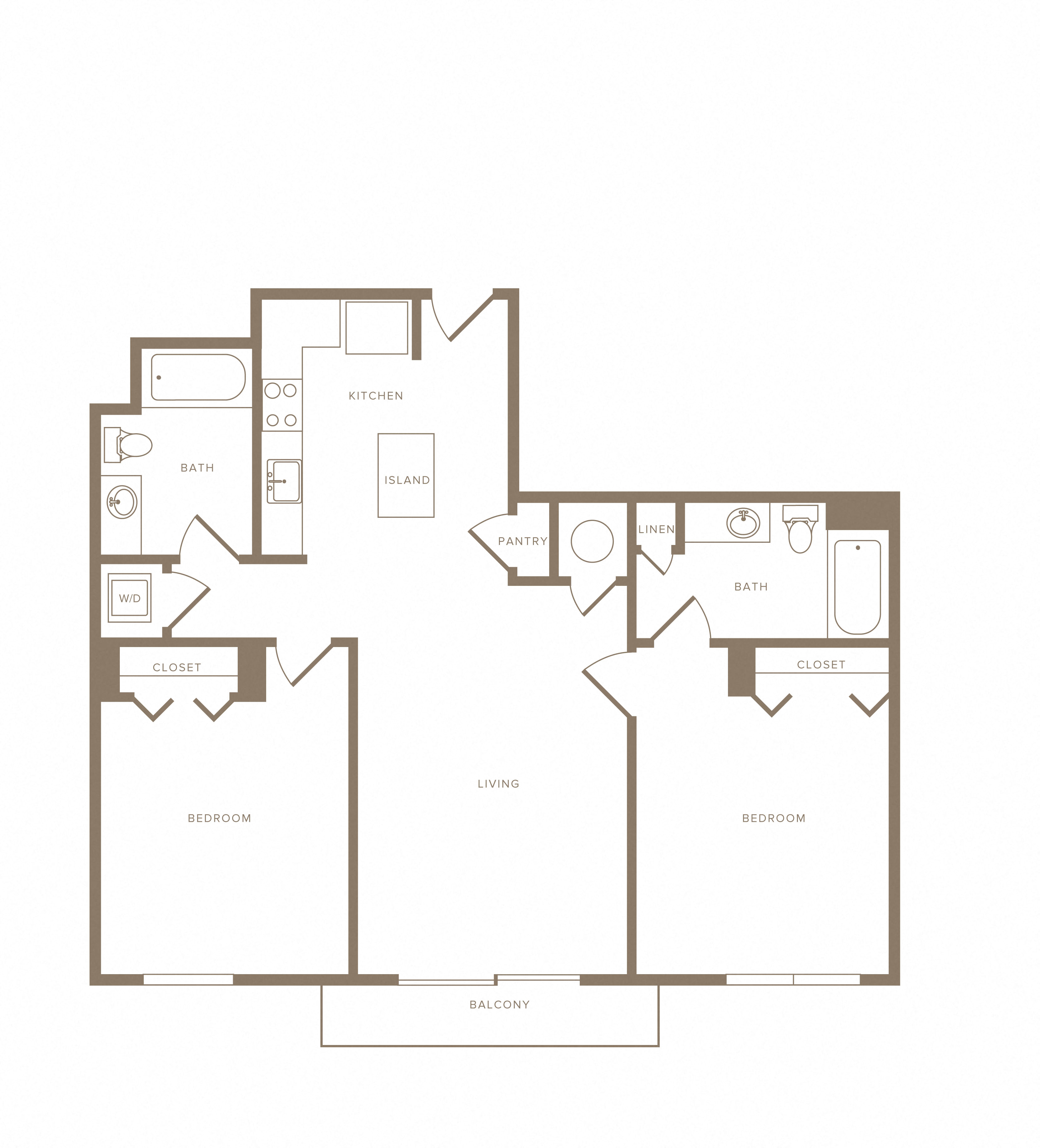 2 Bed/2 Bath-B05