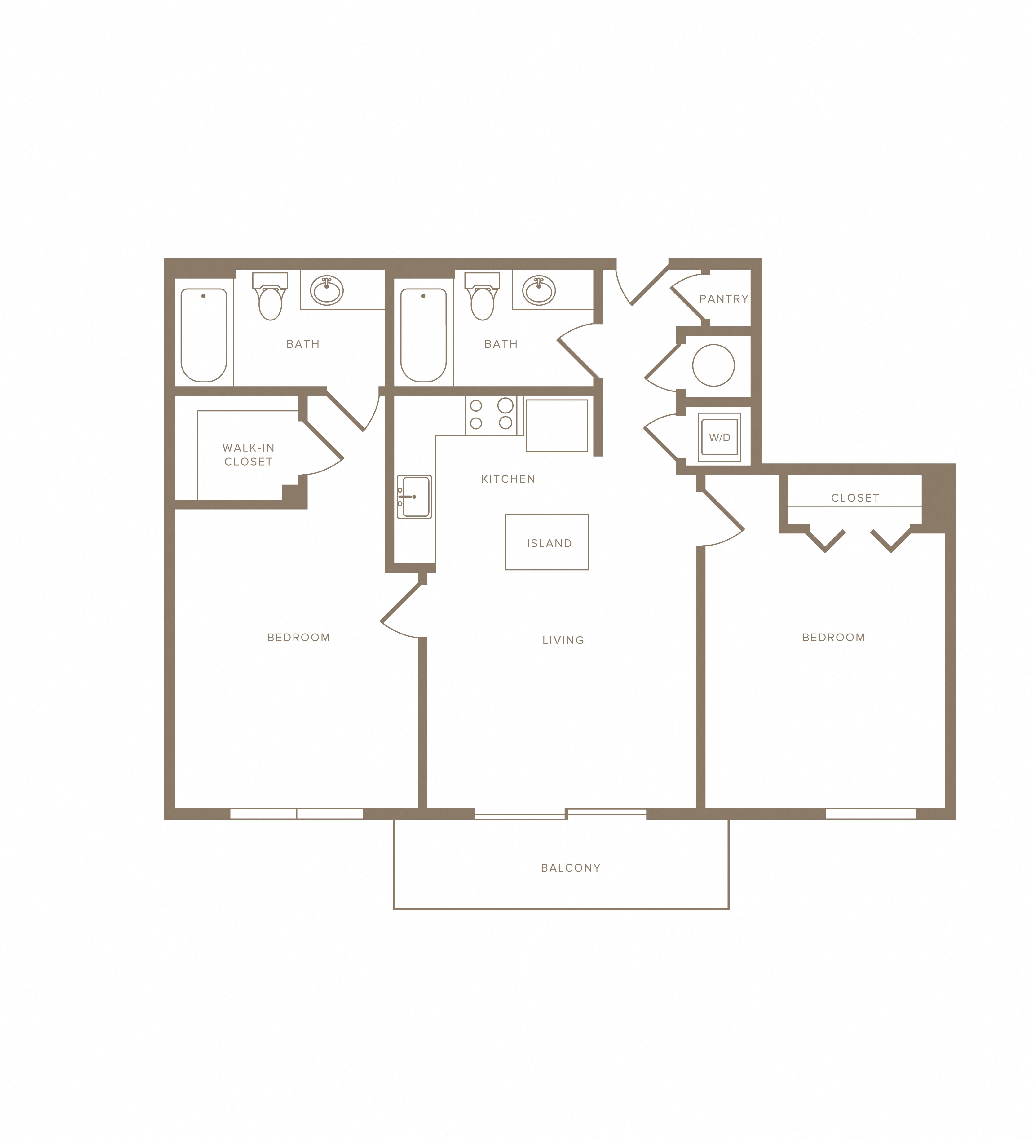 2 Bed/2 Bath-B06