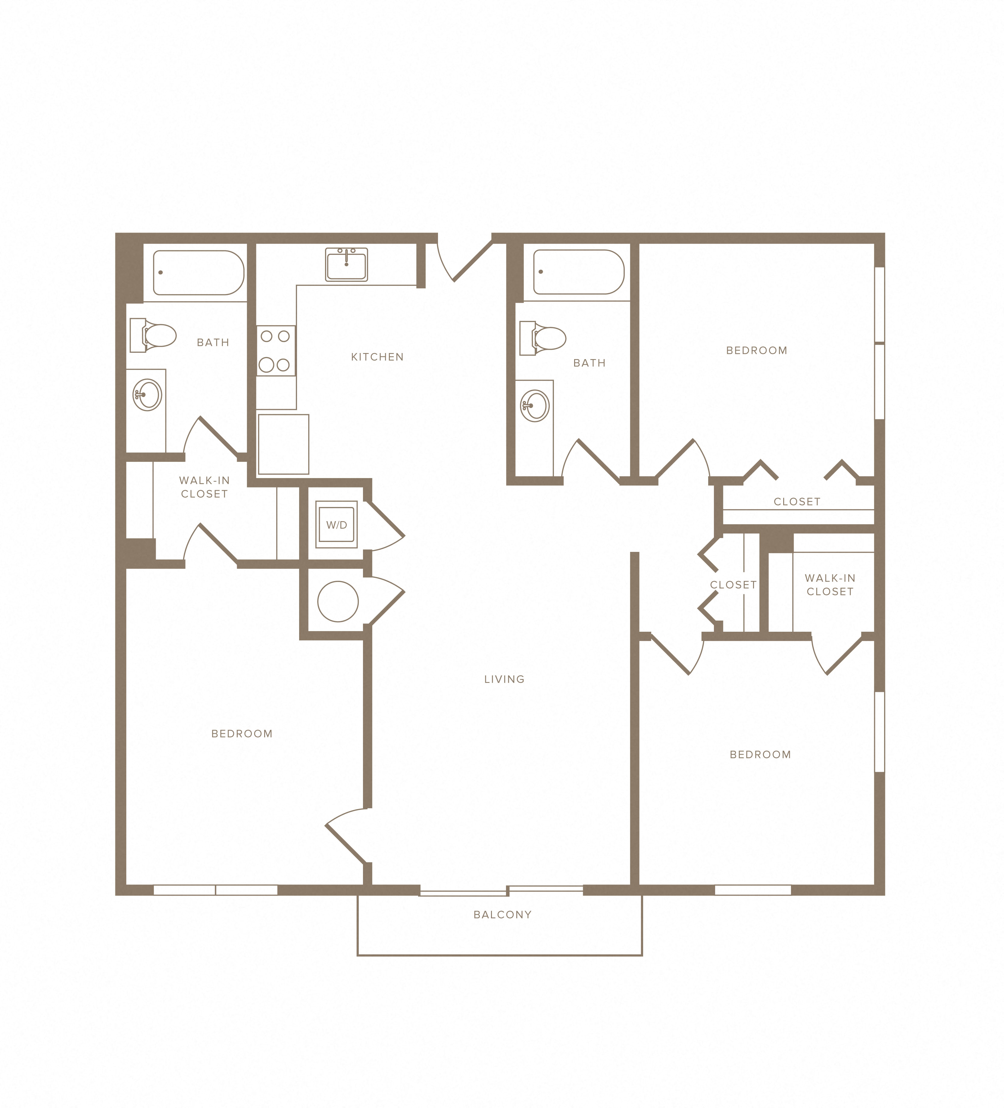 3 Bed/2 Bath-C03