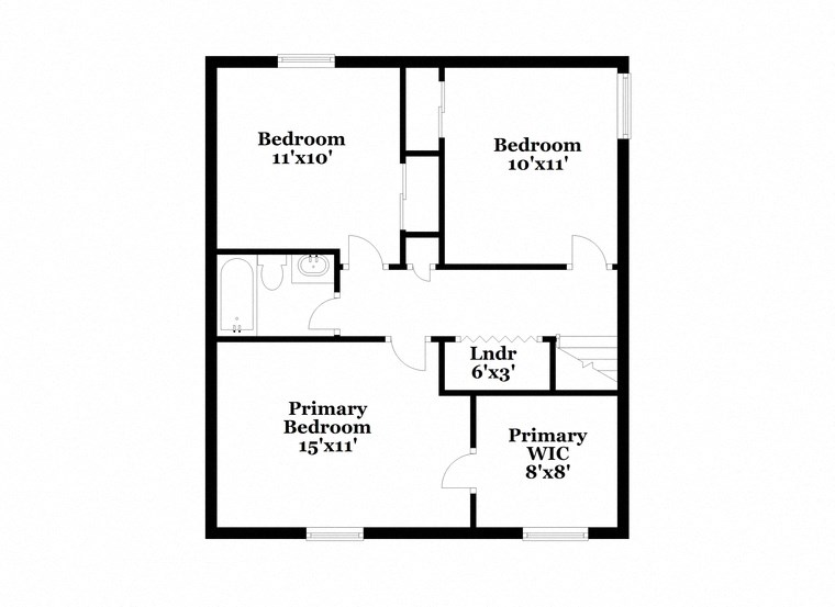 a floor plan of a house with a bedroom and a living room