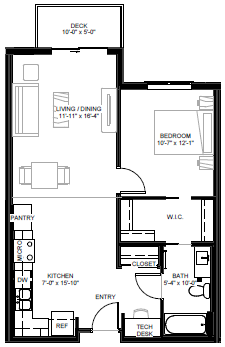 East Side Apartments Floorplan