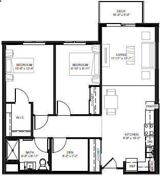 East Side Apartments Floorplan