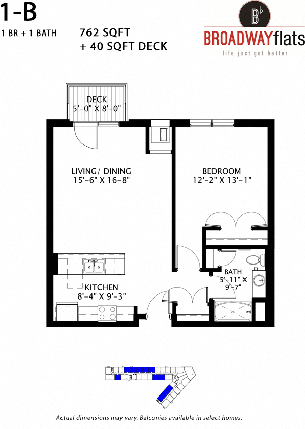 Broadway Flats Floorplan