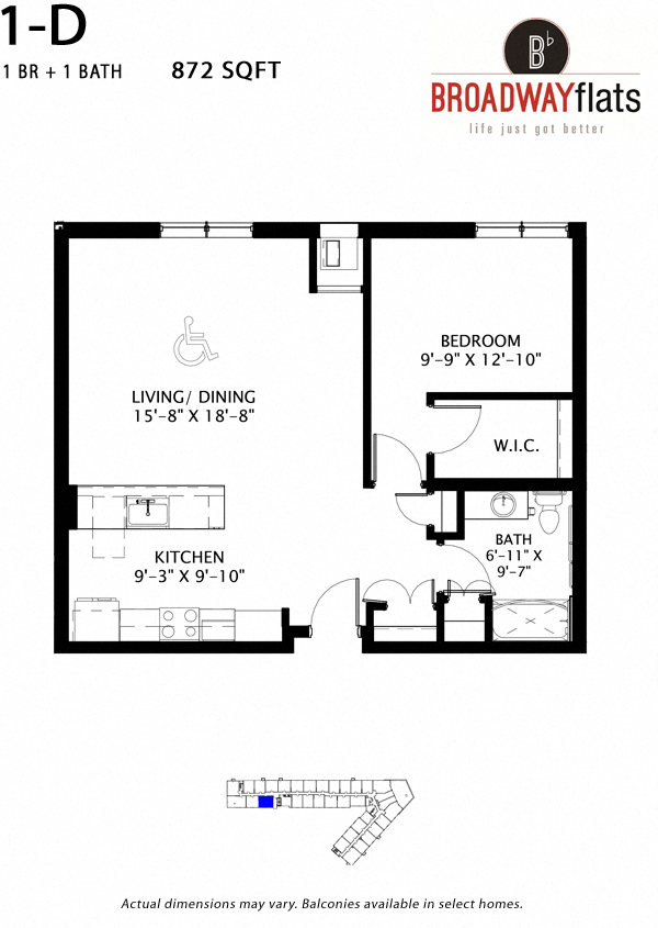 Broadway Flats Floorplan
