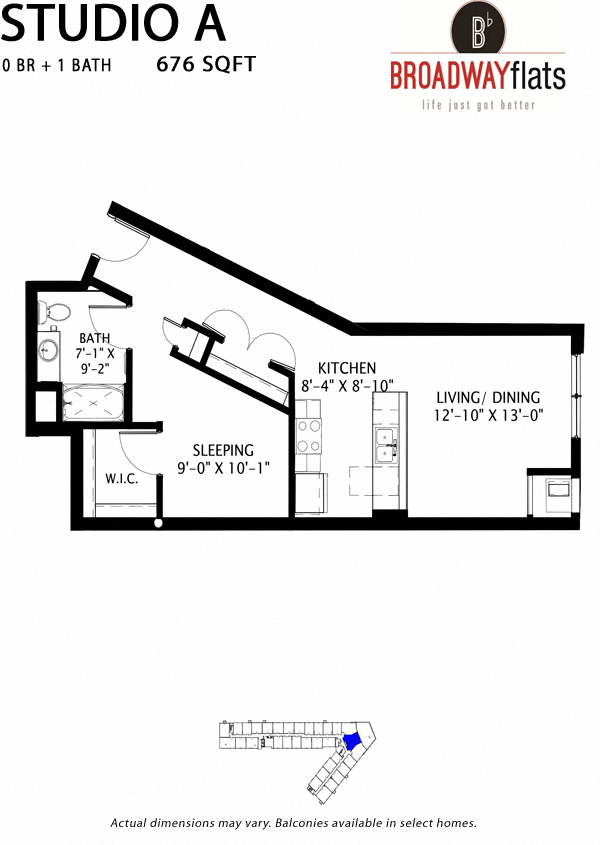 Broadway Flats Floorplan