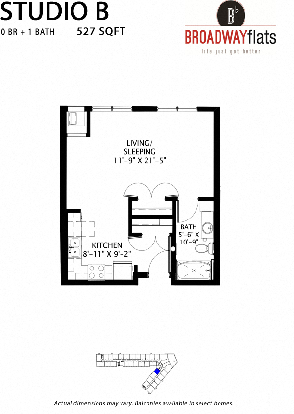 Broadway Flats Floorplan
