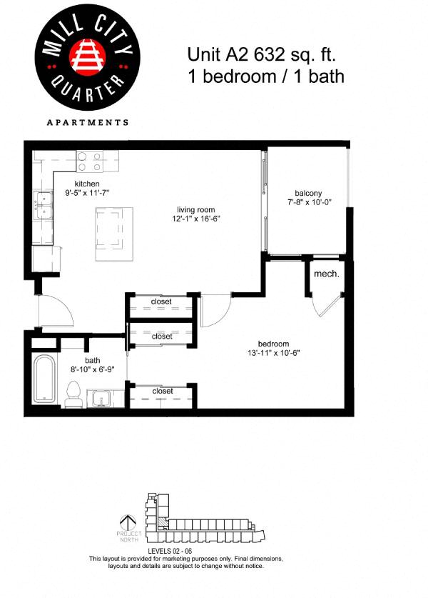Mill City Quarter Floorplan
