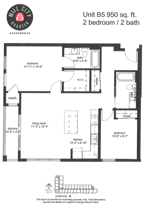 Mill City Quarter Floorplan