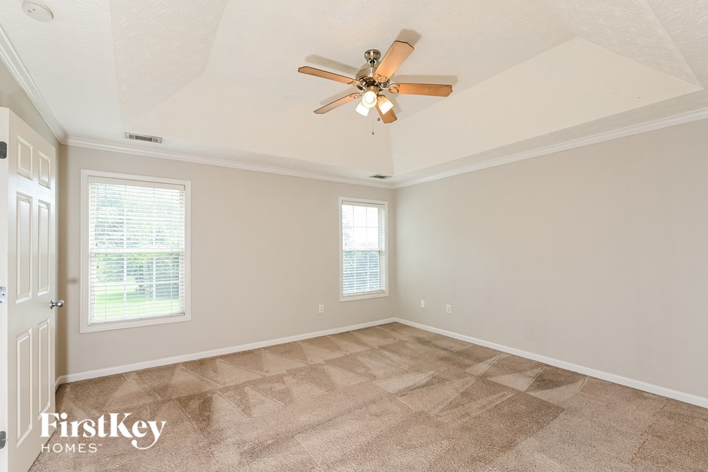 the living room is clean and ready to use