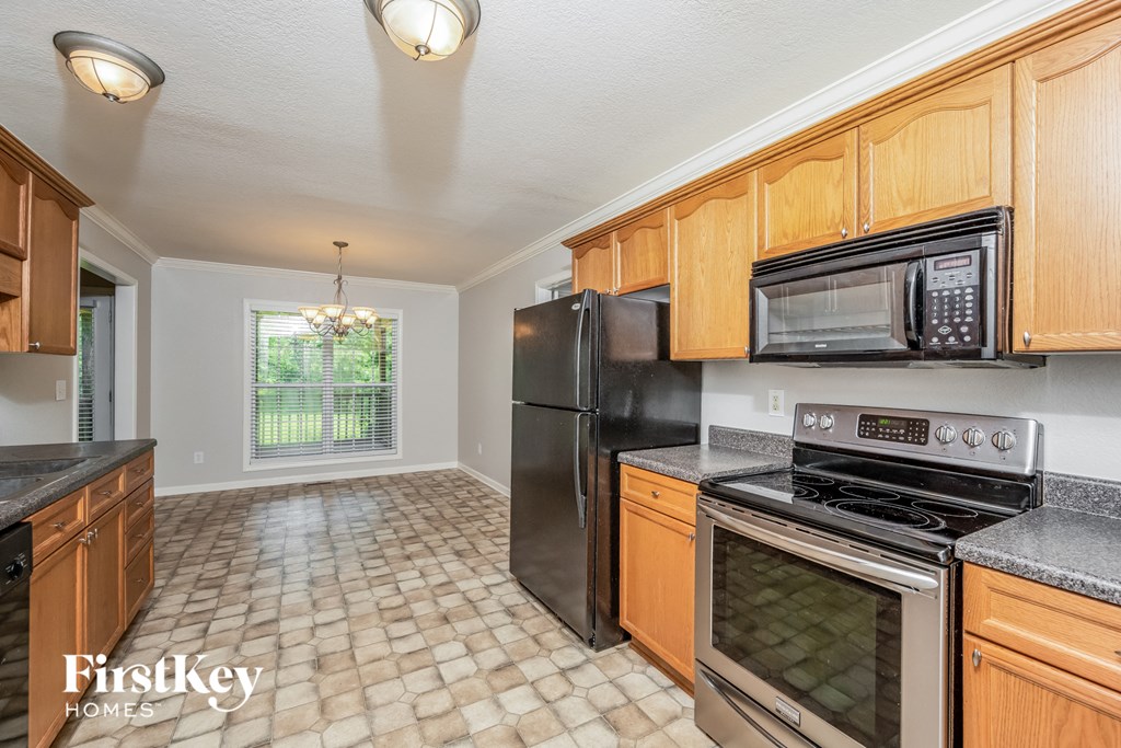 the kitchen is clean and ready for us to use