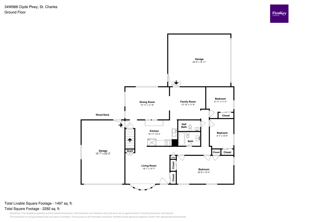 this floor plan is an approximation of our floor plan and may not include all measurements