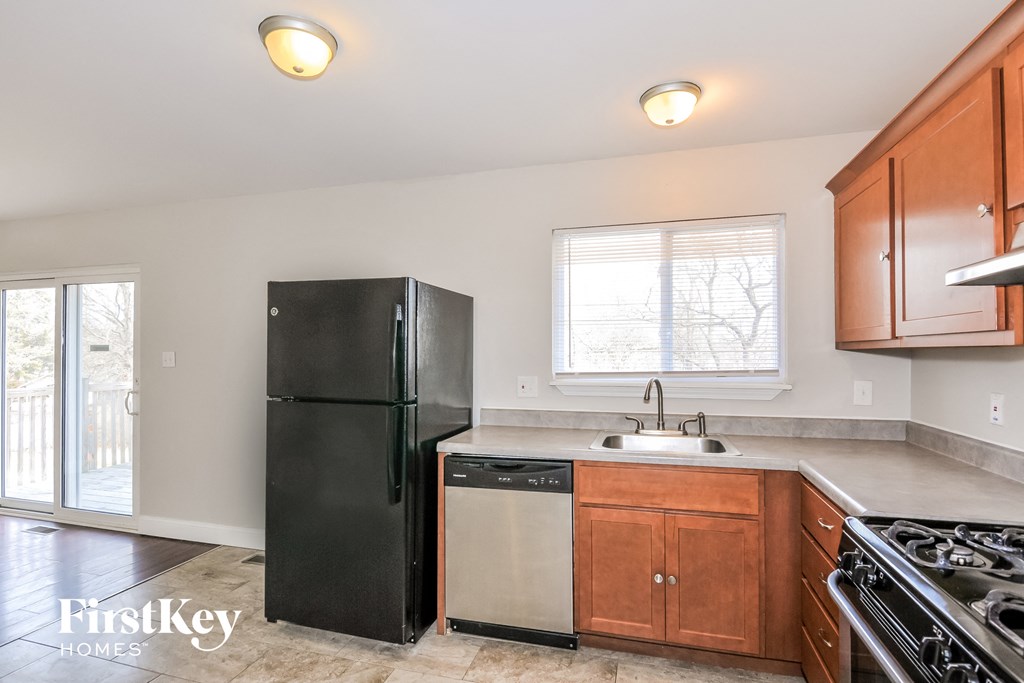 the kitchen is clean and ready for us to use