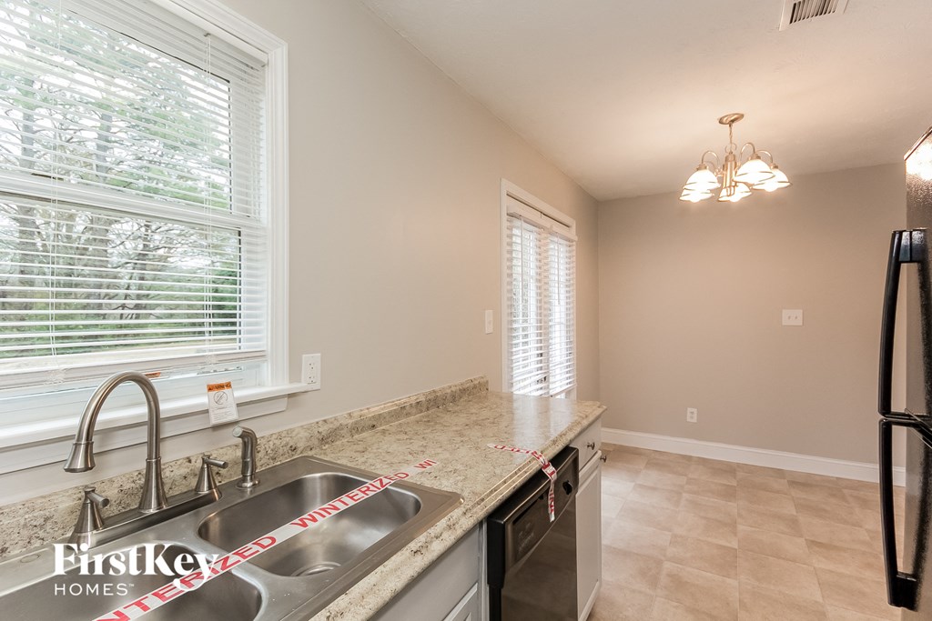 the kitchen is clean and ready for us to use