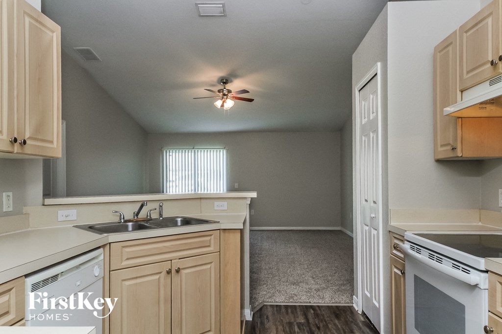 the kitchen is clean and ready for us to use