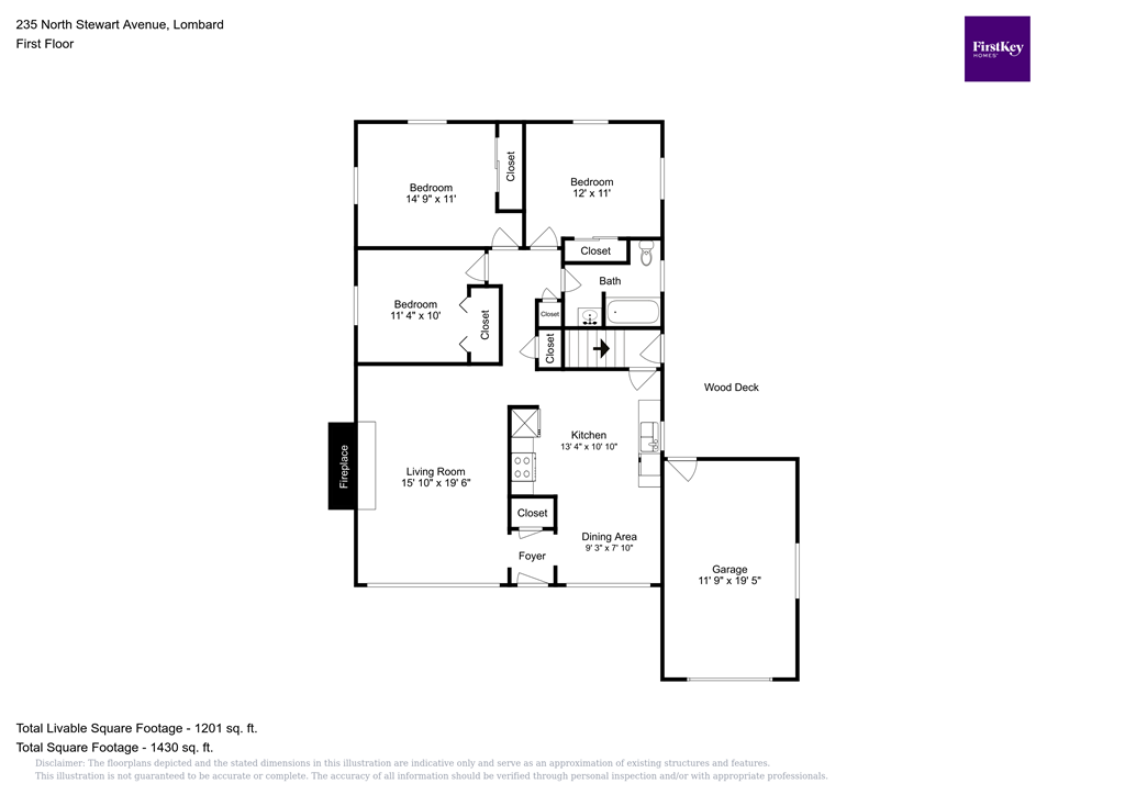 this floor plan is an approximation and may not include the most recent information