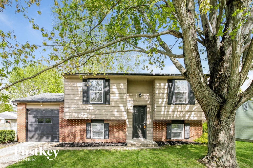 a house with a large tree in front of it