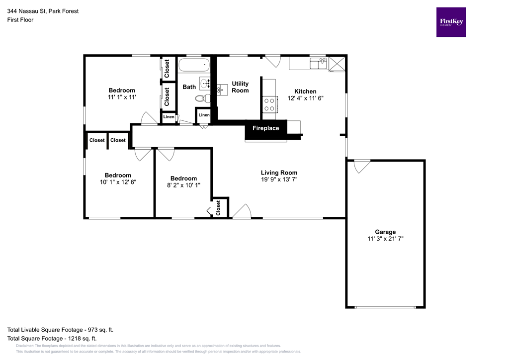 this floor plan is an approximation and may not include the most recent information