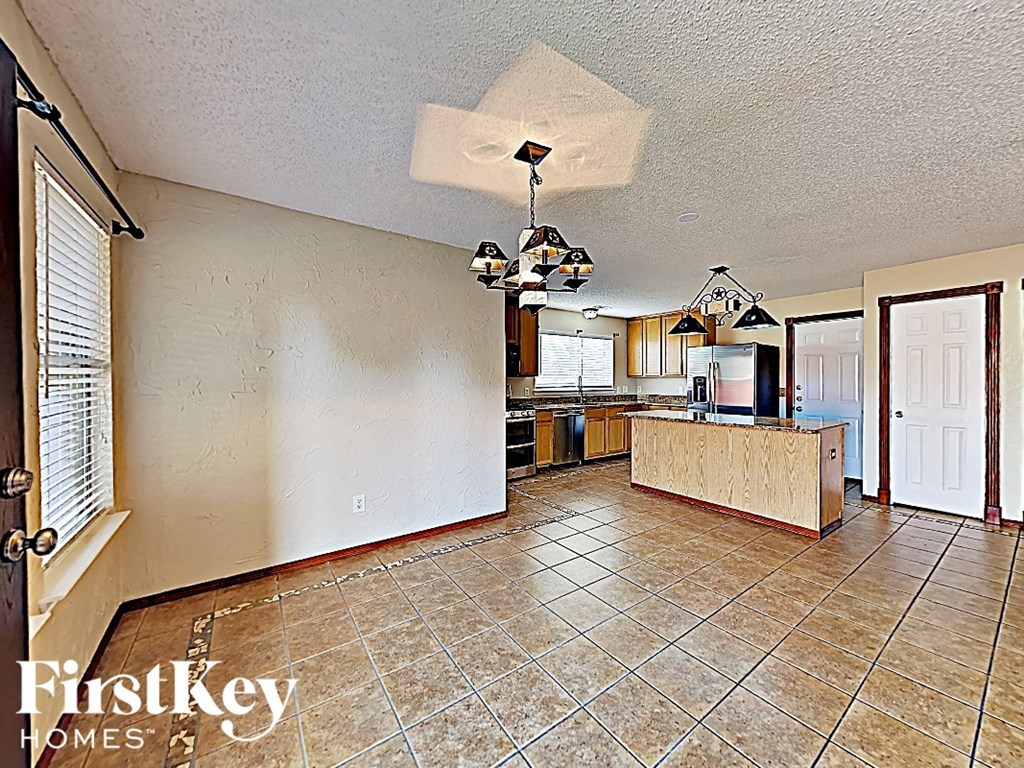 the kitchen and living room is clean and ready for you to use