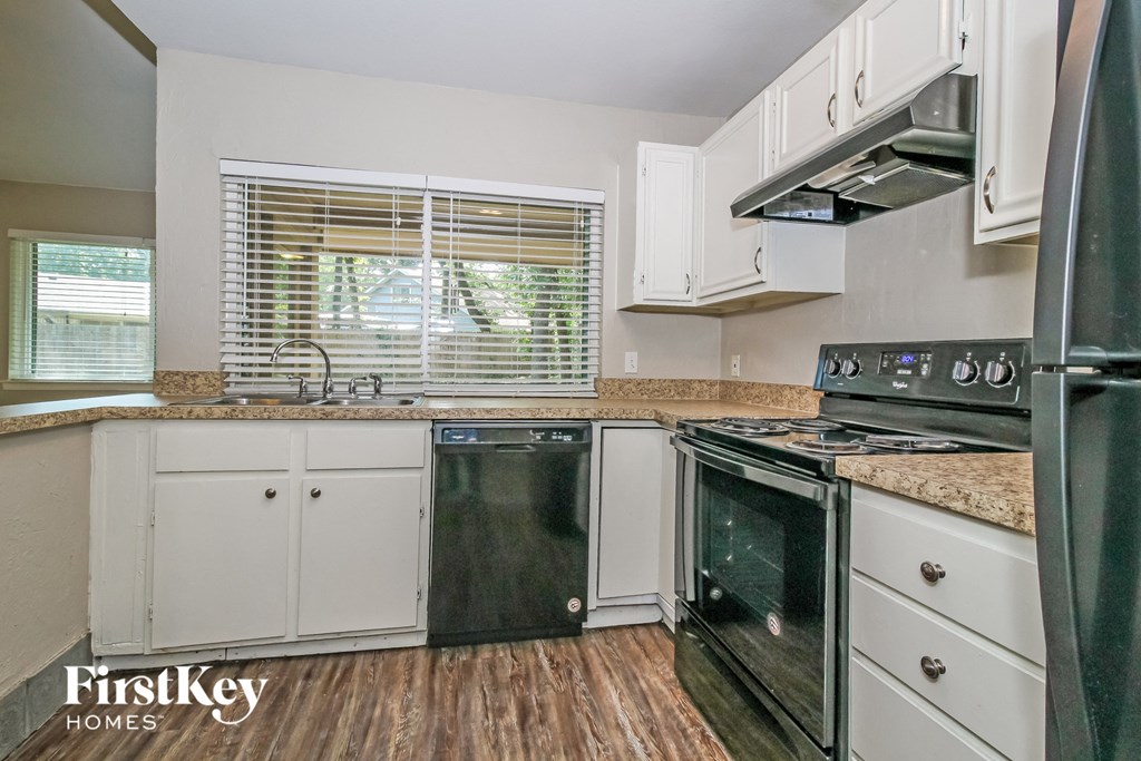 the kitchen is clean and ready for us to use