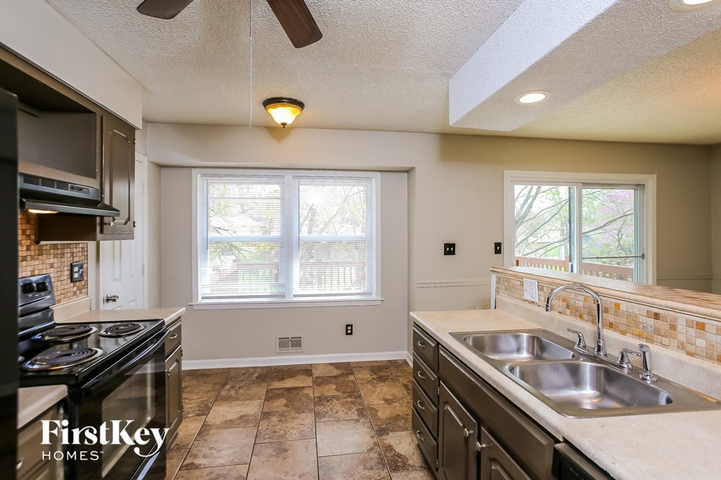 the kitchen is clean and ready for us to use