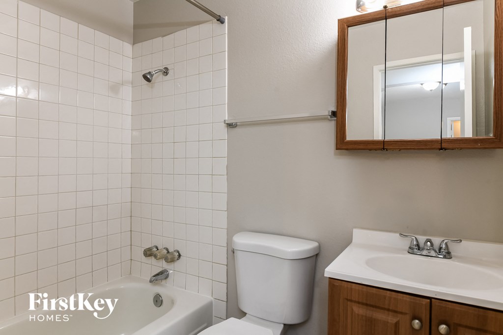 a bathroom with a toilet and a sink and a mirror