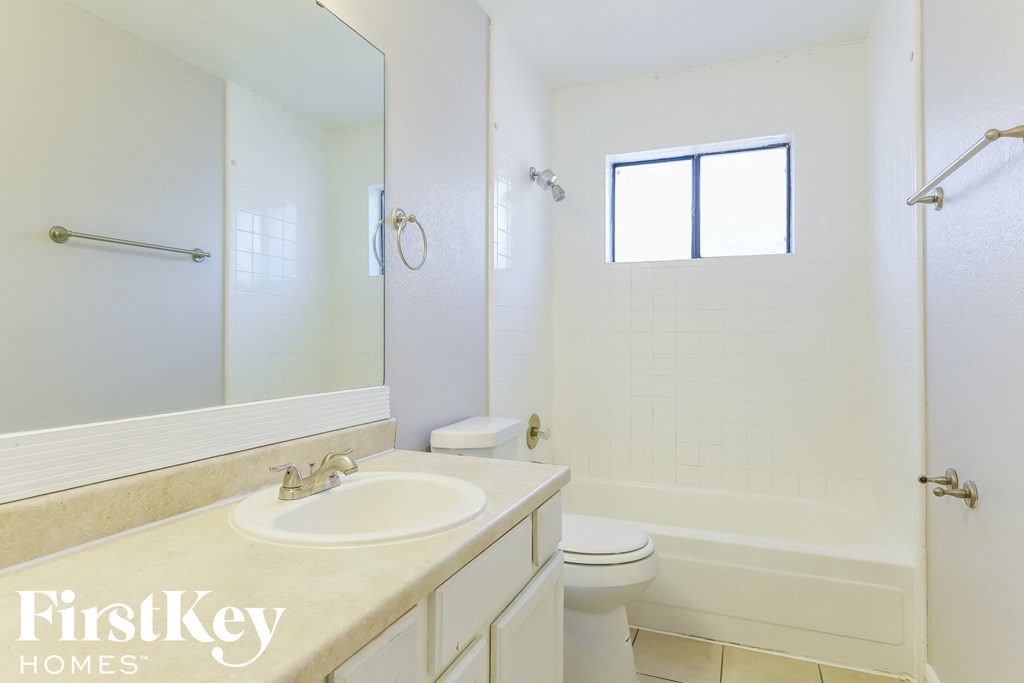 a bathroom with a sink and a toilet and a shower