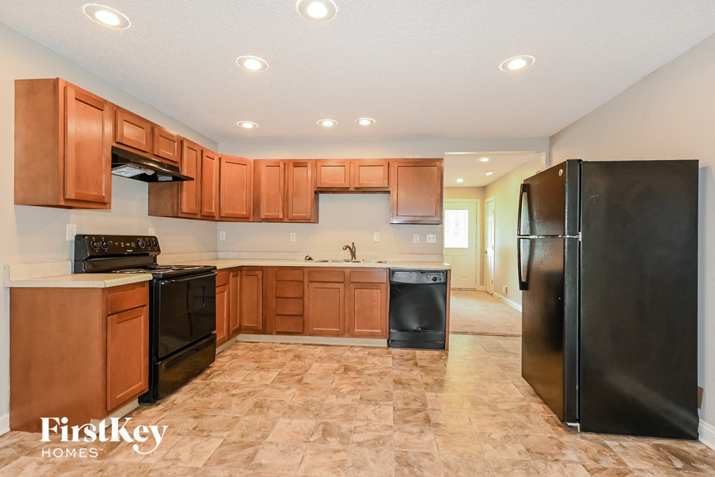 the kitchen is clean and ready for us to use