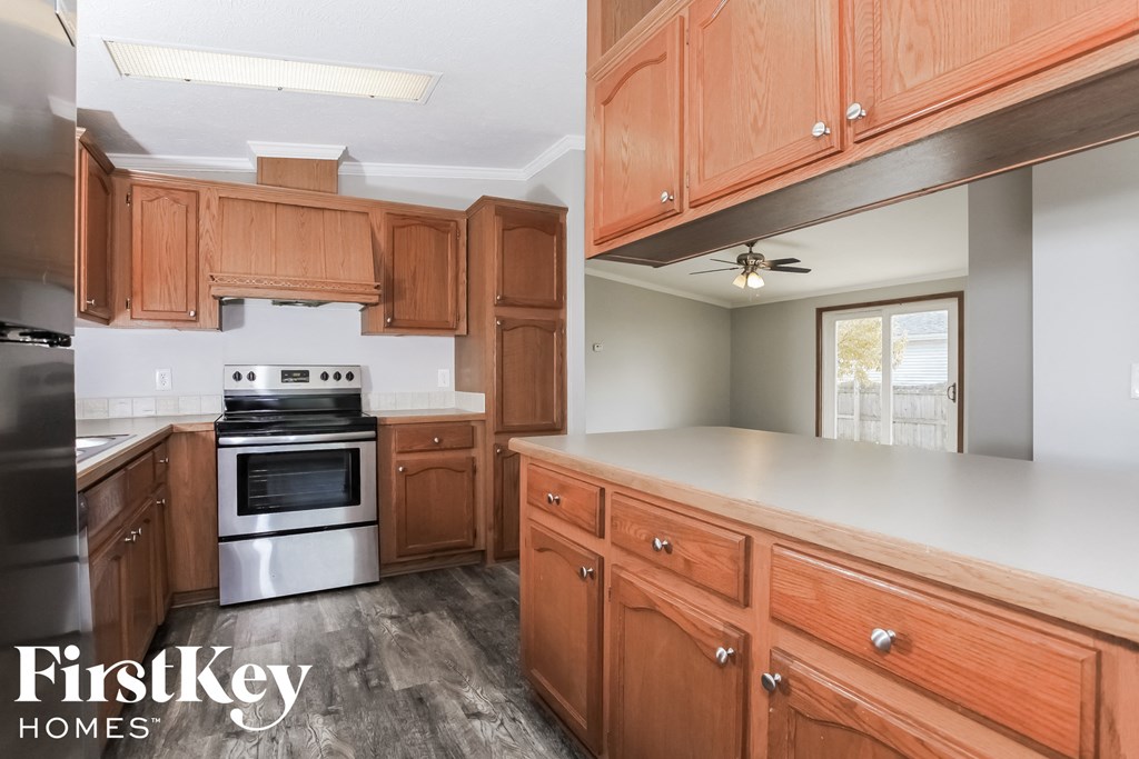 the kitchen is clean and ready for us to use