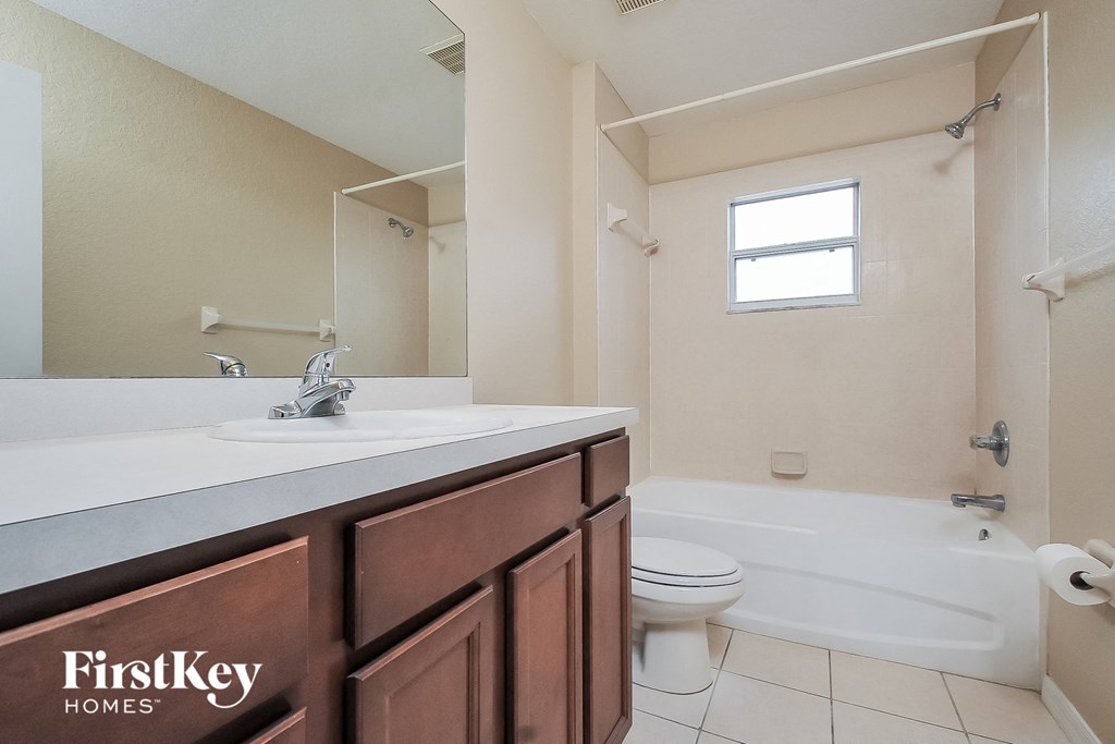 the bathroom is clean and ready for you to use