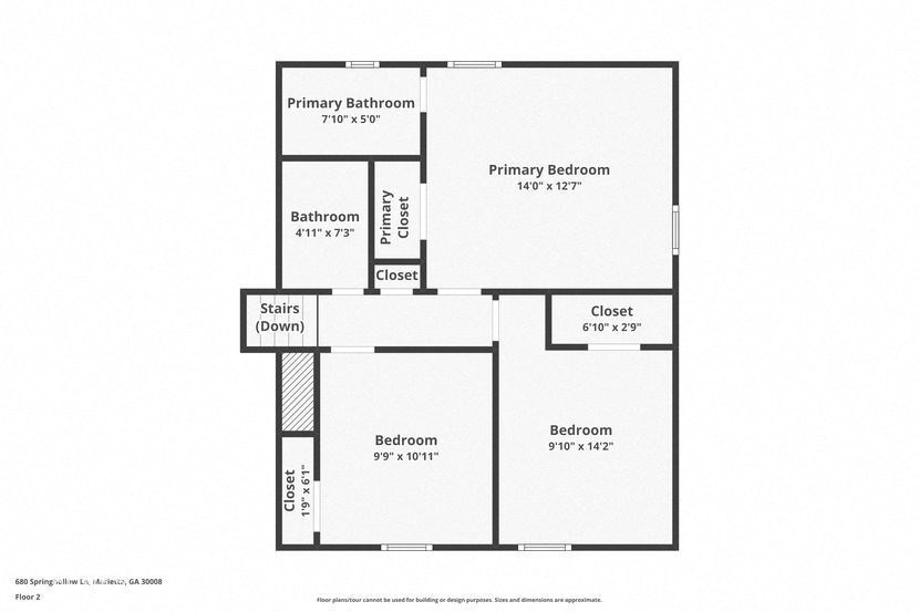 a floor plan for a home with a bedroom and a living room