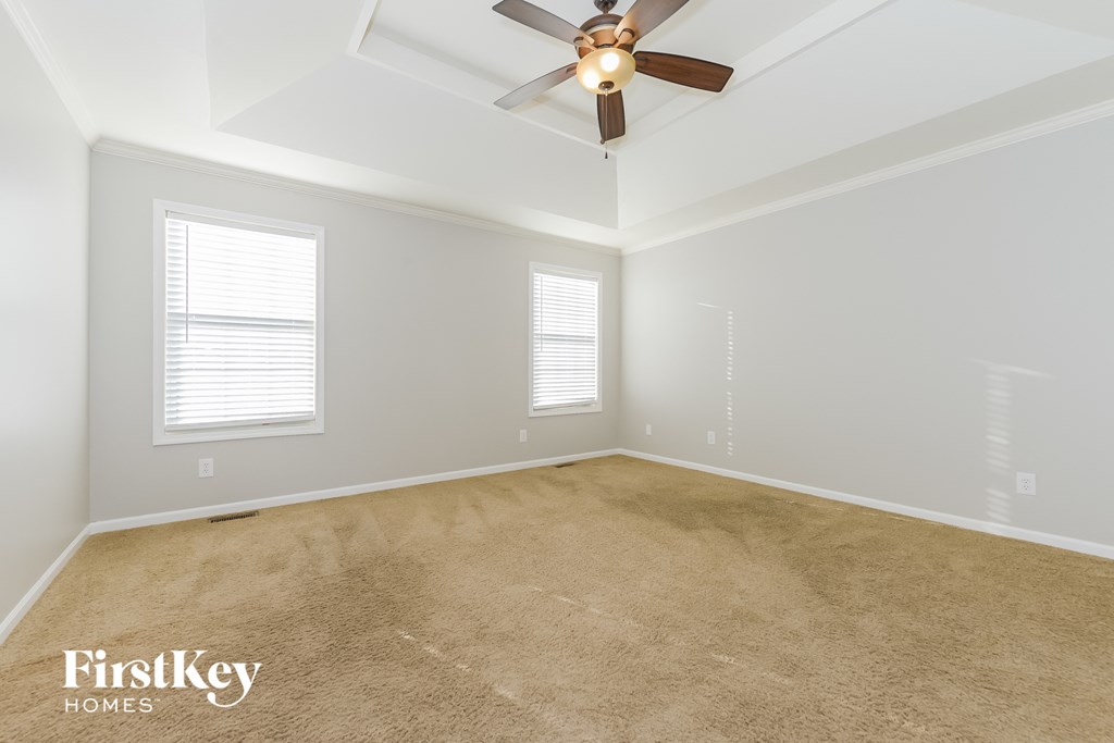 the living room is clean and ready to use