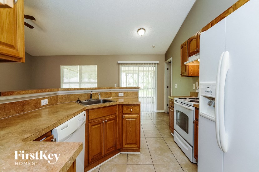 the kitchen is clean and ready for us to use