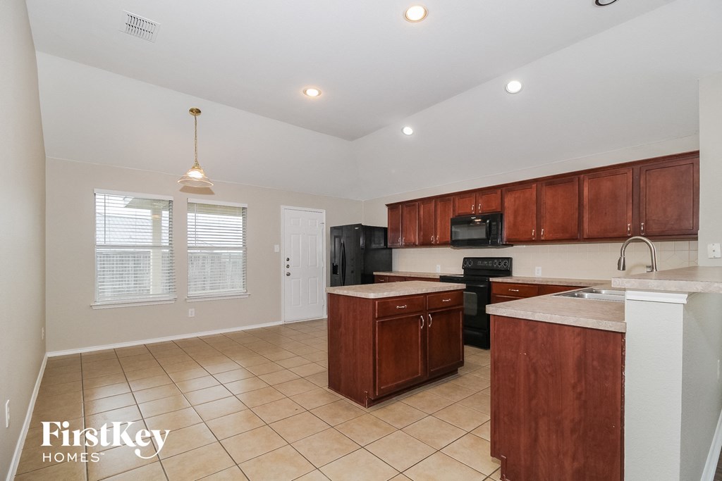 the kitchen is clean and ready for us to use