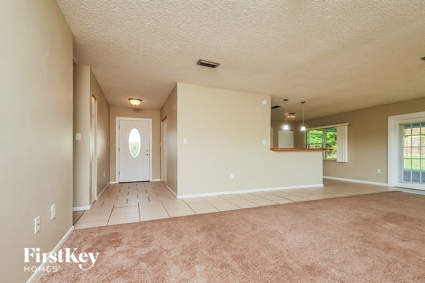 the living room and dining room are spacious and ready for you to use