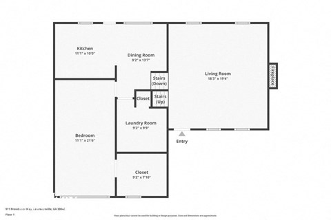 911 Providence Way 3 Beds Apartment for Rent