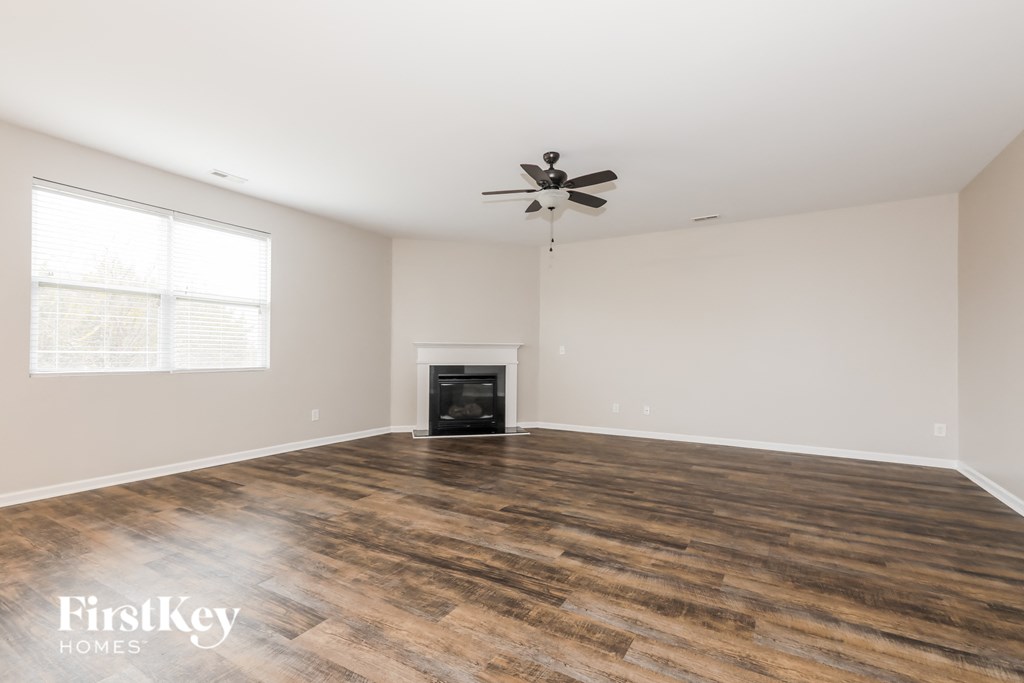 the living room is clean and ready to use
