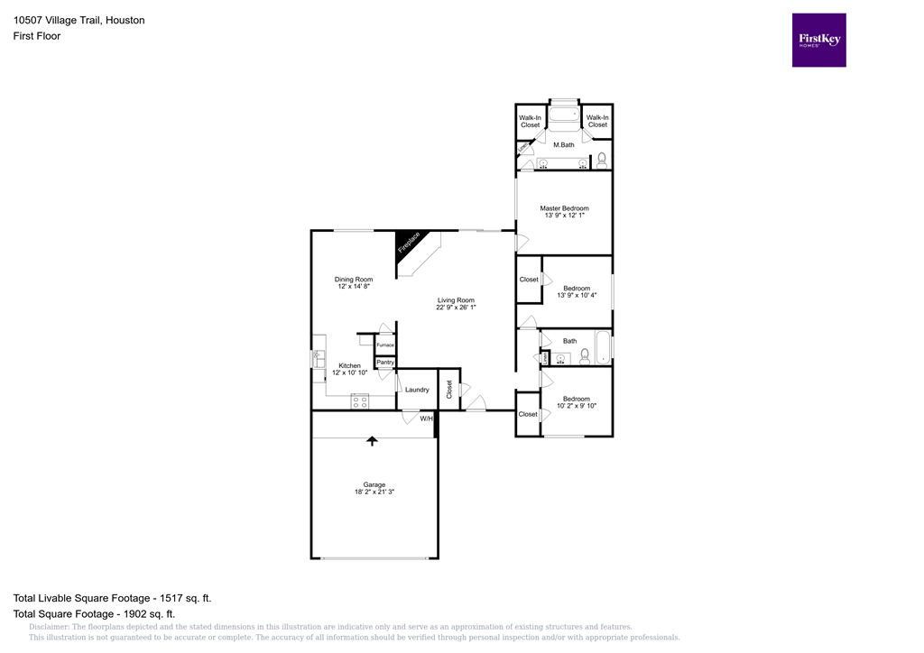 this is an example of a floor plan for a home