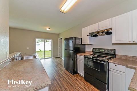the kitchen is clean and ready for us to use