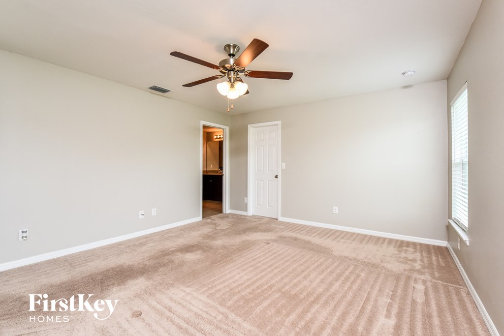 the living room is clean and ready to use