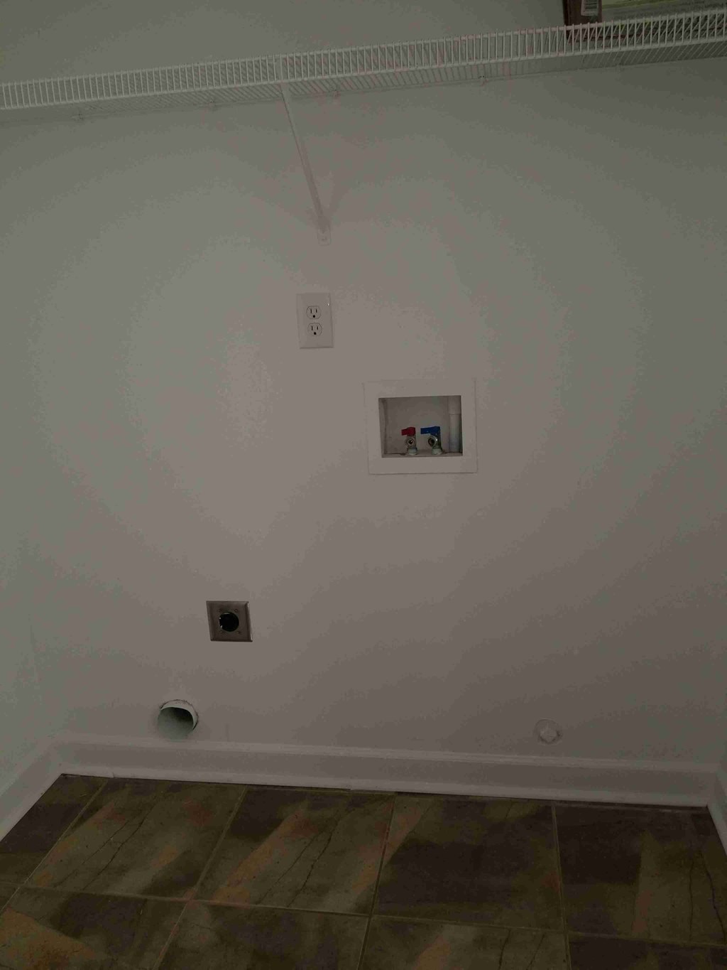 a picture on the wall of a room