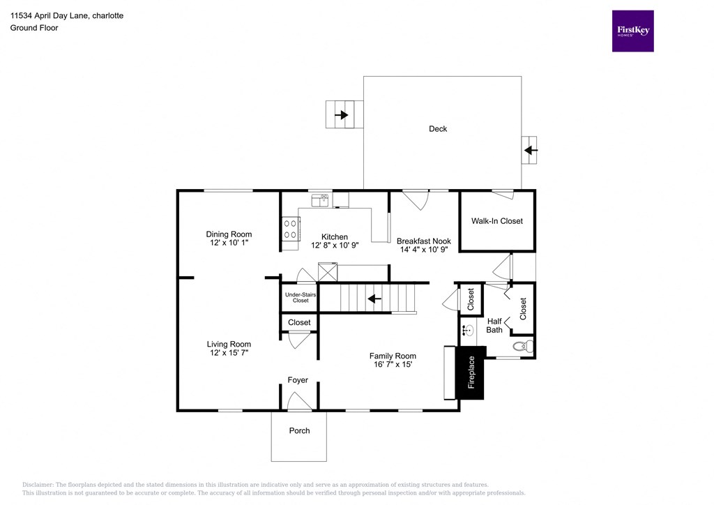 this image shows the floor plan of the renovated apartment