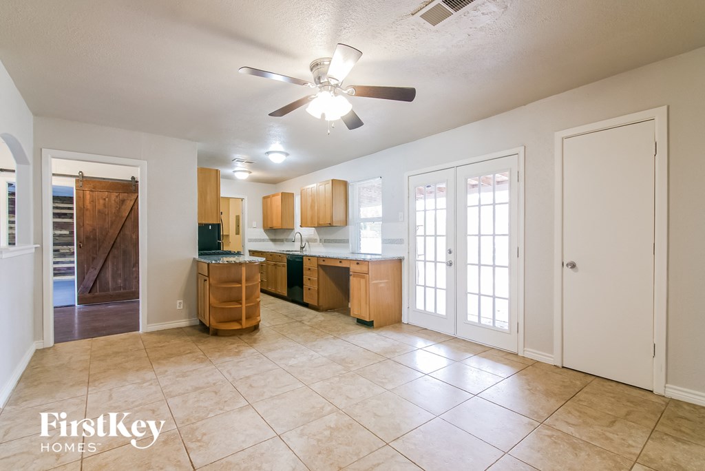 the kitchen is clean and ready to be used