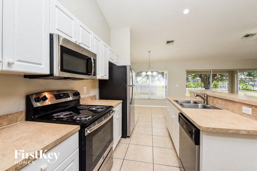the kitchen is clean and ready for us to use