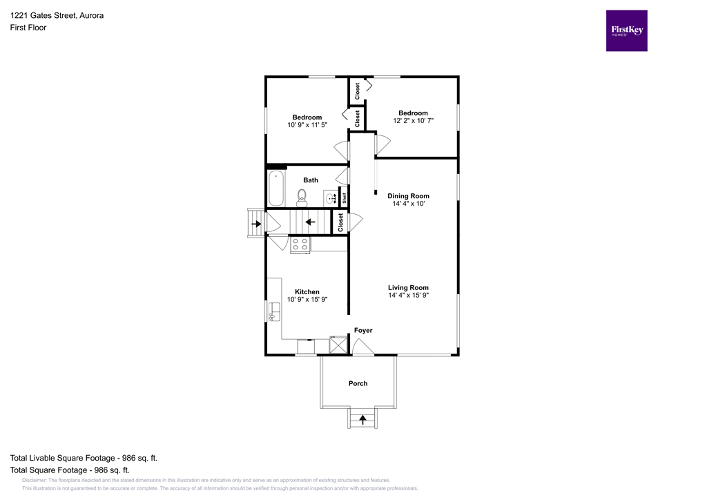 this floor plan is an approximation and may not include the most recent information