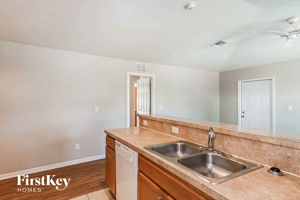 the kitchen is clean and ready for us to use