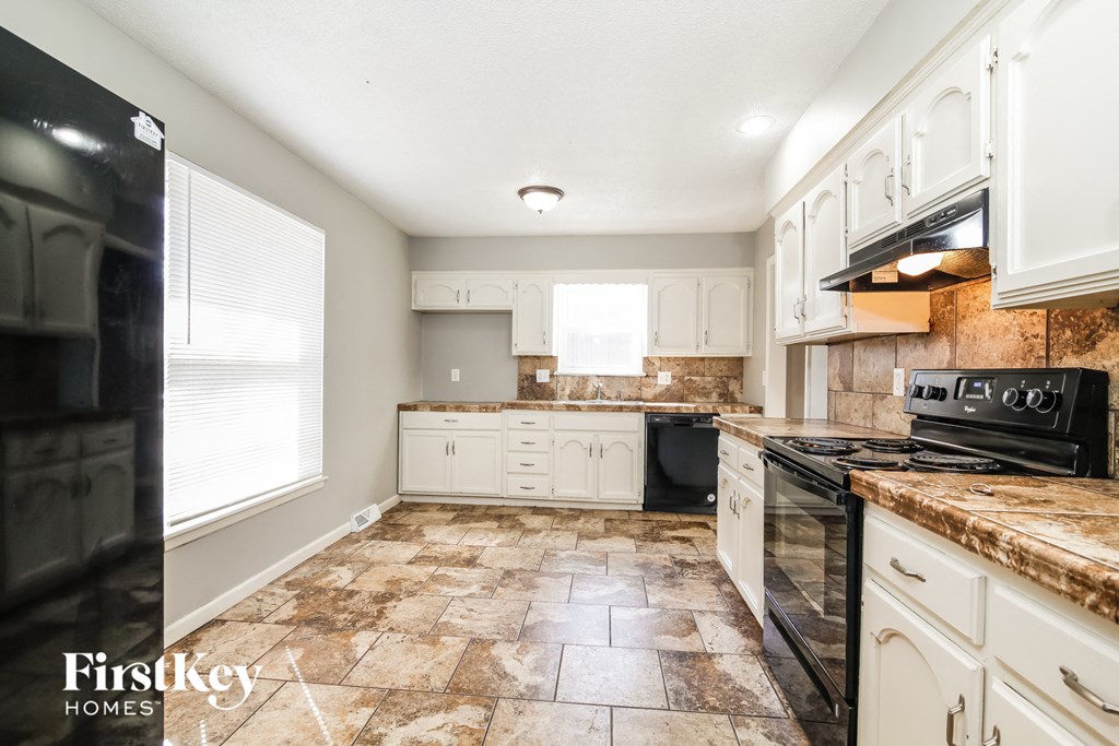 the kitchen is clean and ready for us to use